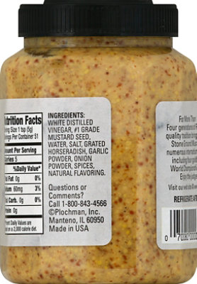 Plocmans Premium Mustard Original Stone Ground - 9 Oz - Image 3