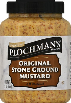 Plocmans Premium Mustard Original Stone Ground - 9 Oz - Image 2