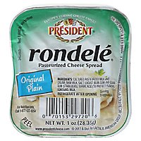 President Rondele Cream Cheese Original - Each - Image 3