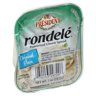 President Rondele Cream Cheese Original - Each - Image 1