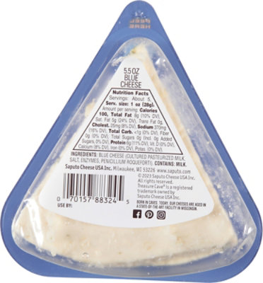 Treasure Cave Blue Wedge Cheese - 5.50 Oz - Image 5