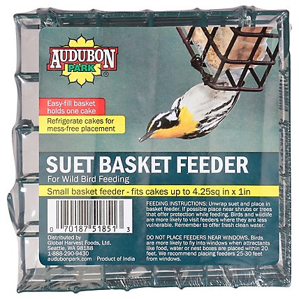 Audubon Park Wild Bird Feeding Basket Feeder Suet Small - 1 Count - Image 2