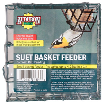 Audubon Park Wild Bird Feeding Basket Feeder Suet Small - Each - Image 1
