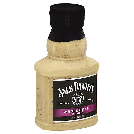 Jack Daniels Mustard Whole Grain - 9 Oz