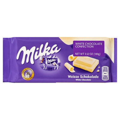 Milka Wht Choc Cnfctn - 3.52 Oz