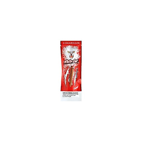 White Cat Cigarillo Sweet - 2 Count