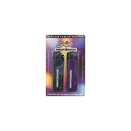 Scripto Lighter Mghty Match - 2 Count - Image 1