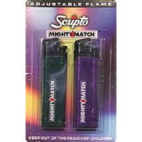 Scripto Lighter Mghty Match - 2 Count