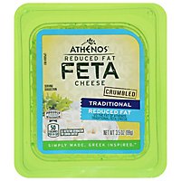 Athenos Cheese Feta Crumbled Reduced Fat - 3.50 Oz - Image 1
