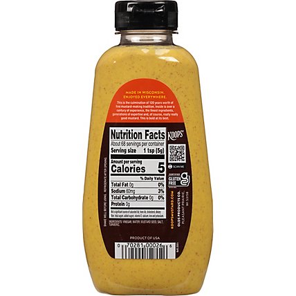 Koops Mustard Deli Spicy Brown - 12 Oz - Image 6