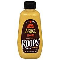 Koops Mustard Deli Spicy Brown - 12 Oz - Image 1