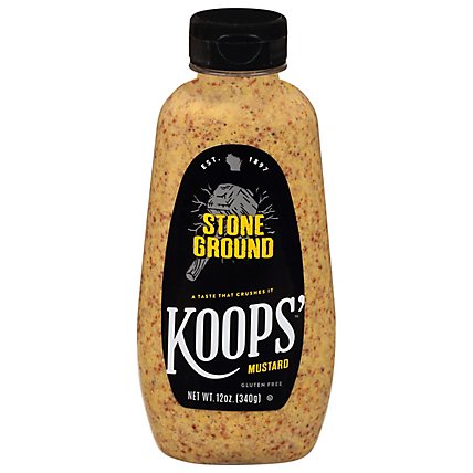 Koops Mustard Stone Ground - 12 Oz - Image 1