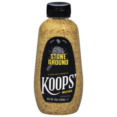 Koops Mustard Stone Ground - 12 Oz - Image 1