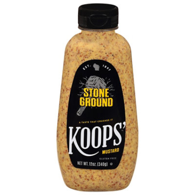 Koops Mustard Stone Ground - 12 Oz - Image 1