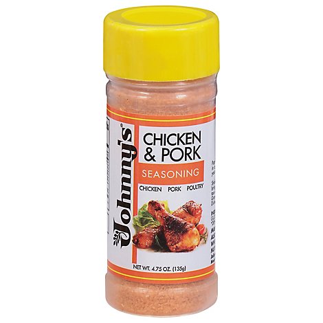 Johnnys Seasoning Chicken & Pork - 4.75 Oz