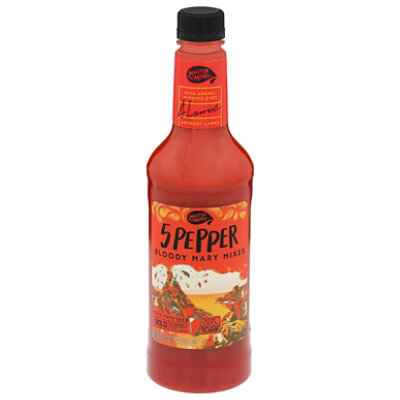 Master Of Mixes Mixer Gourmet Bloody Mary 5 Pepper Seriously Spicy - 33.8 Fl. Oz. - Image 2