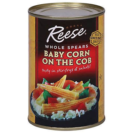 Reese Corn Baby Whole Spears On The Cob - 15 Oz - Image 1