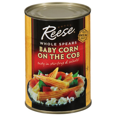 Reese Corn Baby Whole Spears On The Cob - 15 Oz
