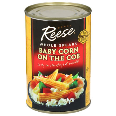 Reese Corn Baby Whole Spears On The Cob - 15 Oz