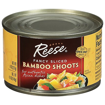 Reese Bamboo Shoots Fancy Sliced - 8 Oz - Image 2