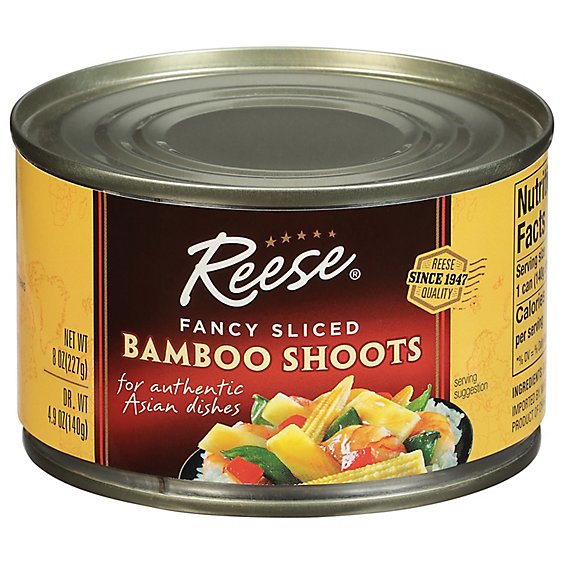 Reese Bamboo Shoots Fancy Sliced - 8 Oz