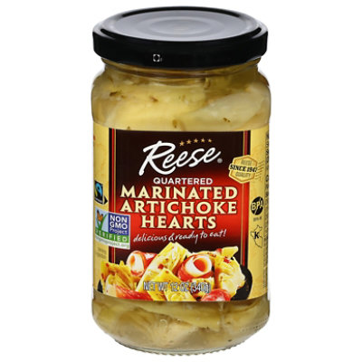 Reese Artichoke Hearts Marinated Quartered - 12 Oz - Image 3