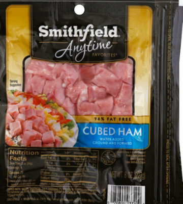 Smithfield Anytime Favorites Cubed Ham - 8 Oz - Image 2