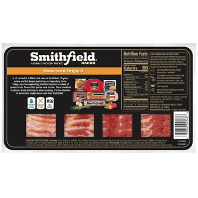 Smithfield Bacon Hometown Original - 12 Oz - Image 5