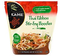 Ka.Me Noodle All Natural Stir-Fry Thai Rice Pouch - 2-7.1 Oz