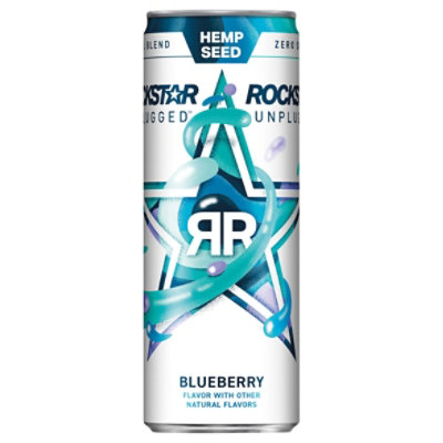 Rockstar Unplugged Blueberry - 12 Fl Oz - Image 2