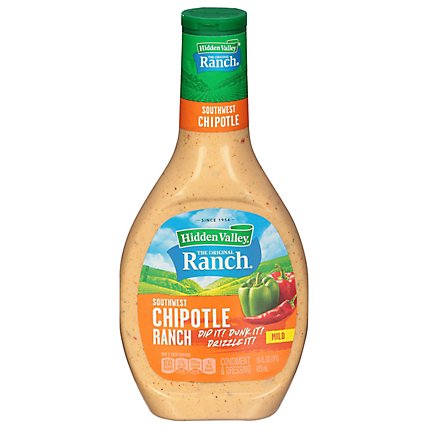 Hidden Valley Farmhouse Originals Southwest Chipotle Salad Dressing and Topping - 16 Oz - Image 3