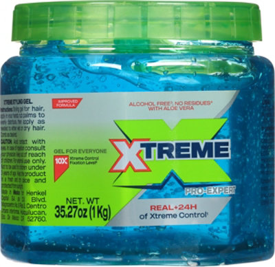 Wet Line Xtreme Styling Gel Extra Hold Professional Blue - 35.26 Oz - Image 2