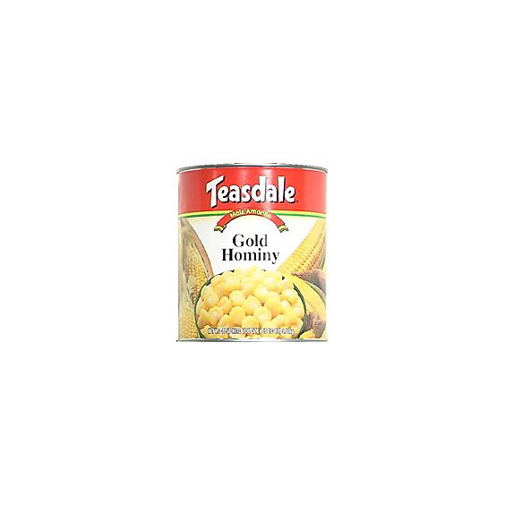 Teasdale Hominy Gold Can - 160 Oz