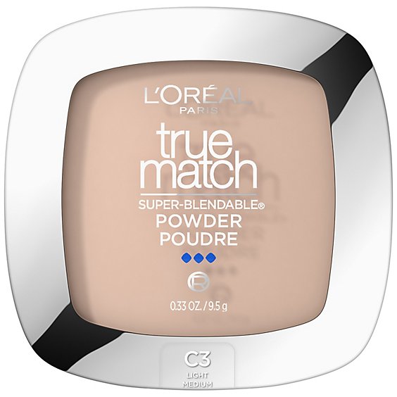 L'Oreal Paris True Match Creamy Natural Super Blendable Oil Free Makeup Powder - 0.33 Oz