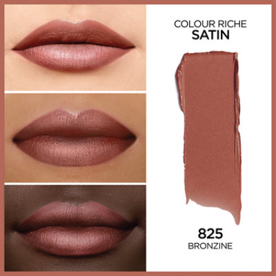 L'Oreal Paris Colour Riche Bronzine Original Satin Lipstick - 0.13 Oz - Image 3