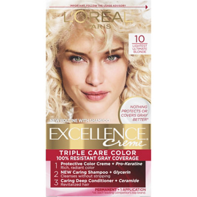 Loreal 10 Lt Ash Blonde 1 Ea - 1 Each - Image 1