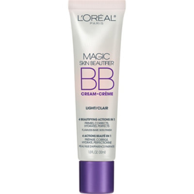 L'Oreal Paris Magic Skin Beautifier Light BB Cream for Face with Vitamin C And E - 1 Oz - Image 1