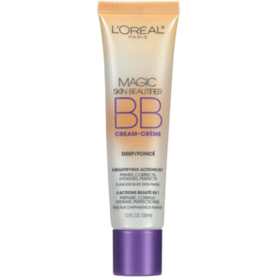 L'Oreal Paris Magic Skin Beautifier Deep BB Cream for Face with Vitamin C And E - 1 Oz - Image 1