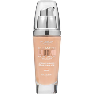 L'Oreal Paris True Match Lumi SPF 19 N5 True Beige Healthy Luminous Makeup - 1 Oz - Image 1