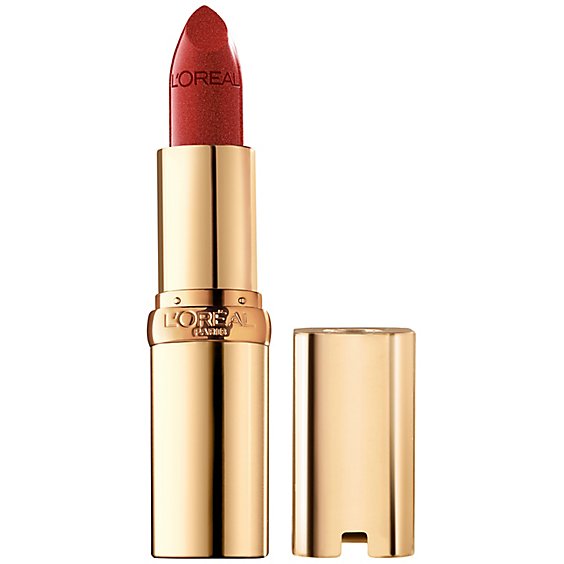 L'Oreal Paris Colour Riche Blazing Lava Original Satin Lipstick for Moisturized Lips - 0.13 Oz