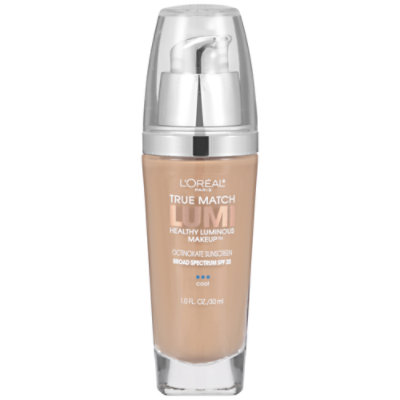 L'Oreal Paris True Match Lumi Medium Coverage C3 Creamy Natural Healthy Luminous Makeup - 1 Oz - Image 1