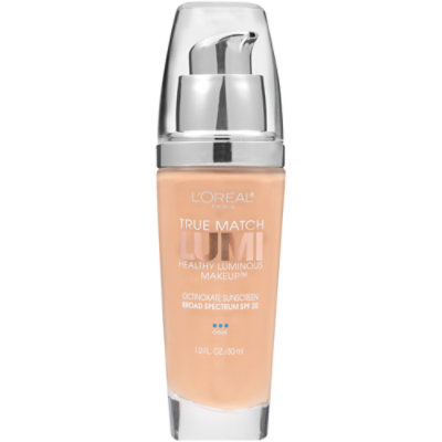 L'Oreal Paris True Match Lumi Medium Coverage C5 Classic Beige Healthy Luminous Makeup - 1 Oz - Image 1