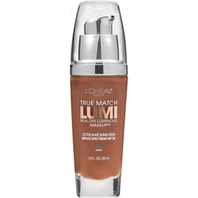 L'Oréal Paris True Match Lumi Liquid Foundation C7-8 Nut Brown and Cocoa - 1 Fl. Oz. - Image 1