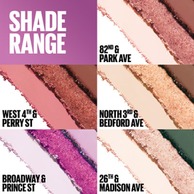 Maybelline Shadow Blocks Shadow Blocks Eyeshadow Palette Broadway & Prince St - 0.08 Oz - Image 4