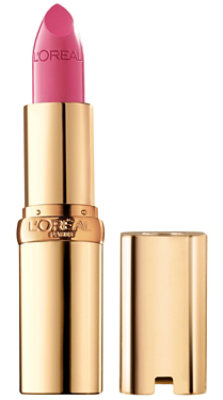 L'Oreal Paris Colour Riche Pink Flamingo Original Satin Lipstick for Moisturized Lips - 0.13 Oz