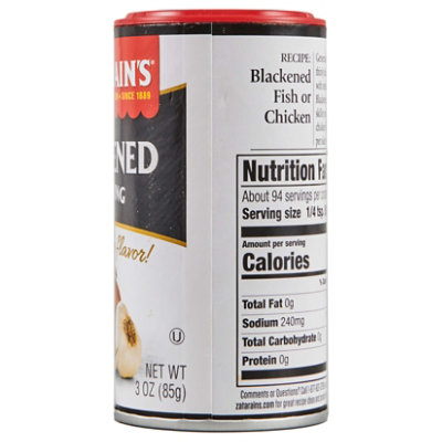 Zatarain's New Orleans Style Blackened Seasoning - 3 Oz - Image 3