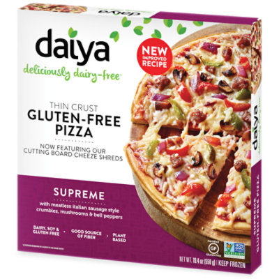 Daiya Dairy Free Supreme Gluten Free Pizza - 19.4 Oz - Image 1