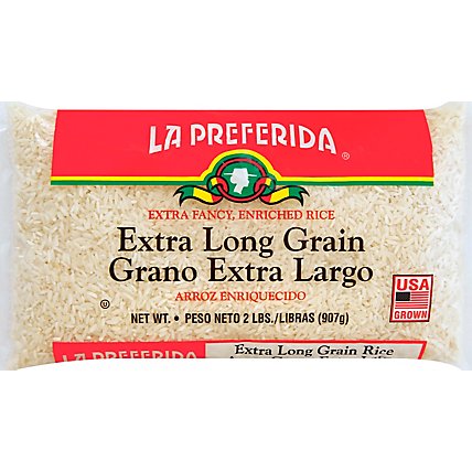 La Preferida Rice Extra Long Grain Enriched Extra Fancy - 2 Lb - Image 2