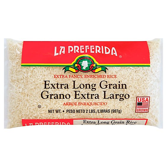 La Preferida Rice Extra Long Grain Enriched Extra Fancy - 2 Lb