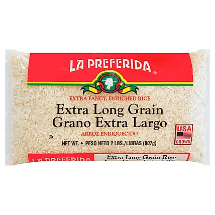La Preferida Rice Extra Long Grain Enriched Extra Fancy - 2 Lb - Image 1